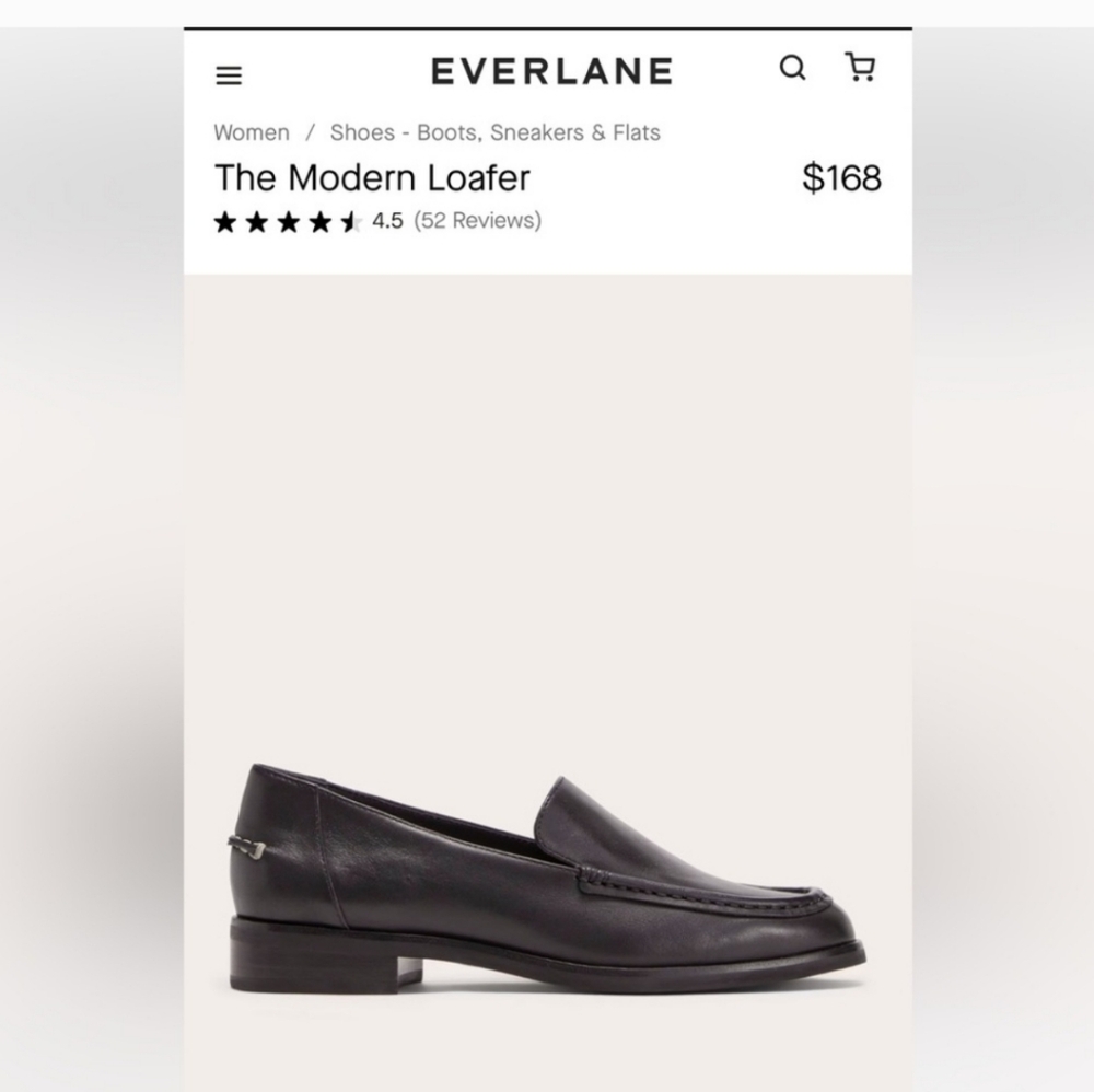 Everlane Black Modern Loafer